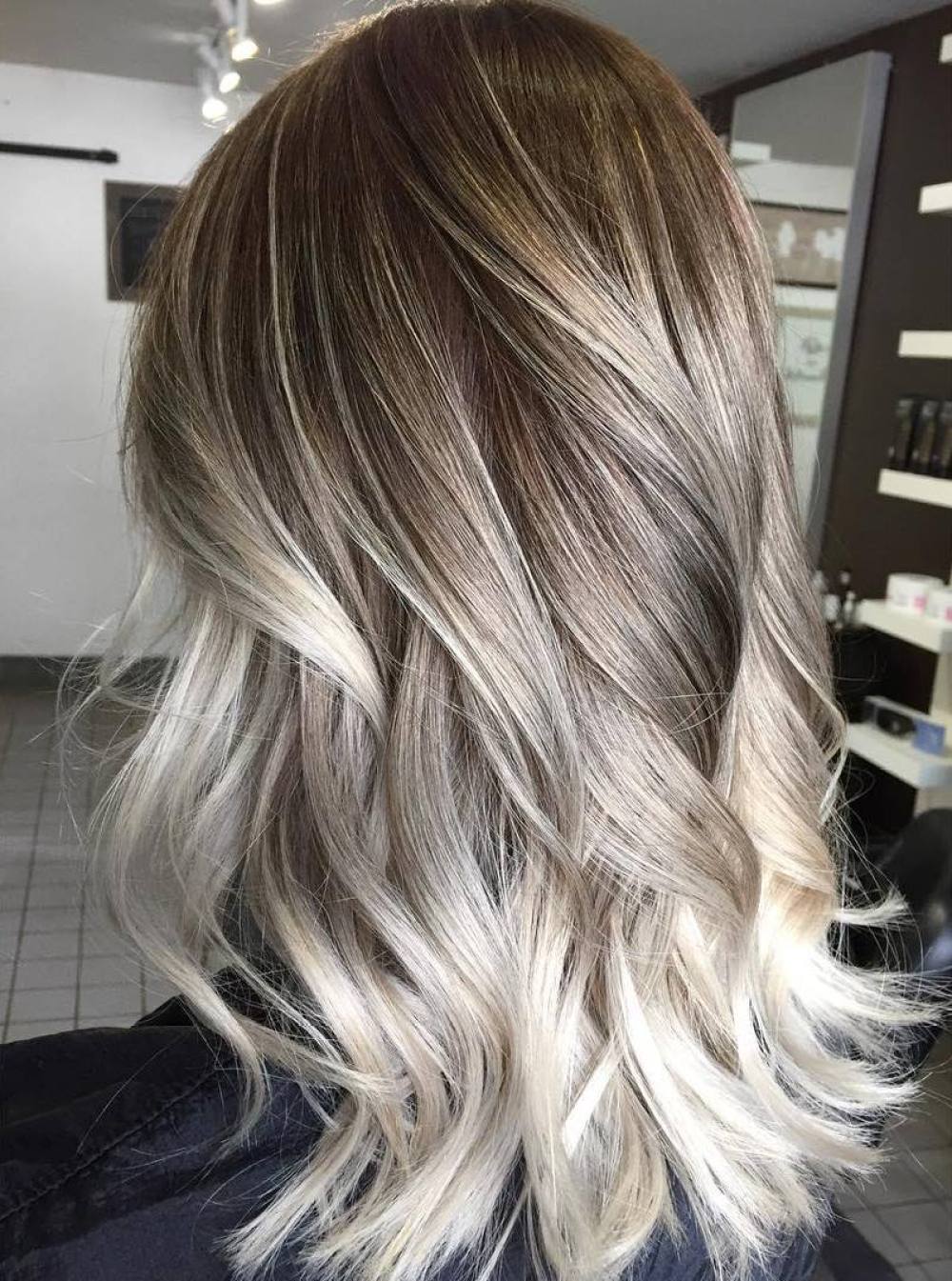 ash blonde balayage