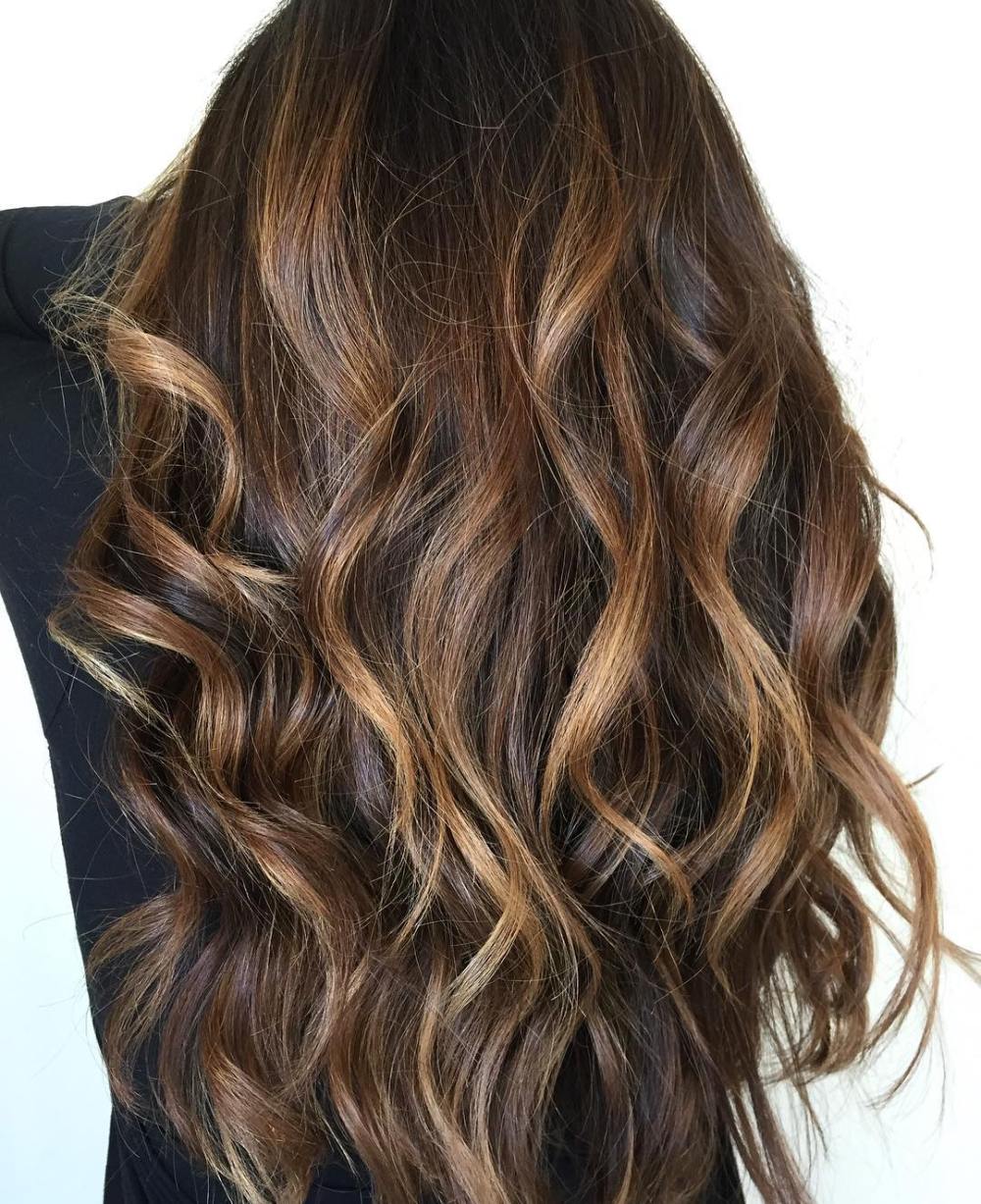 Caramel Highlights For Dark Hair