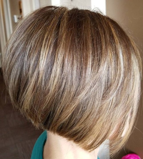 Slanted Bob for Thick Hair