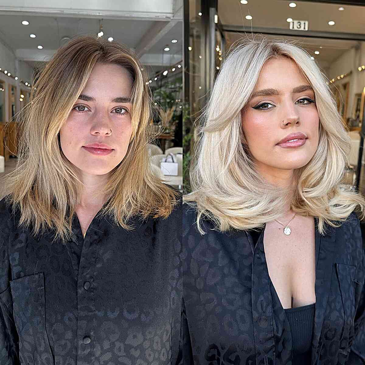 Amazing Makeover for Medium-Length Layered Hair