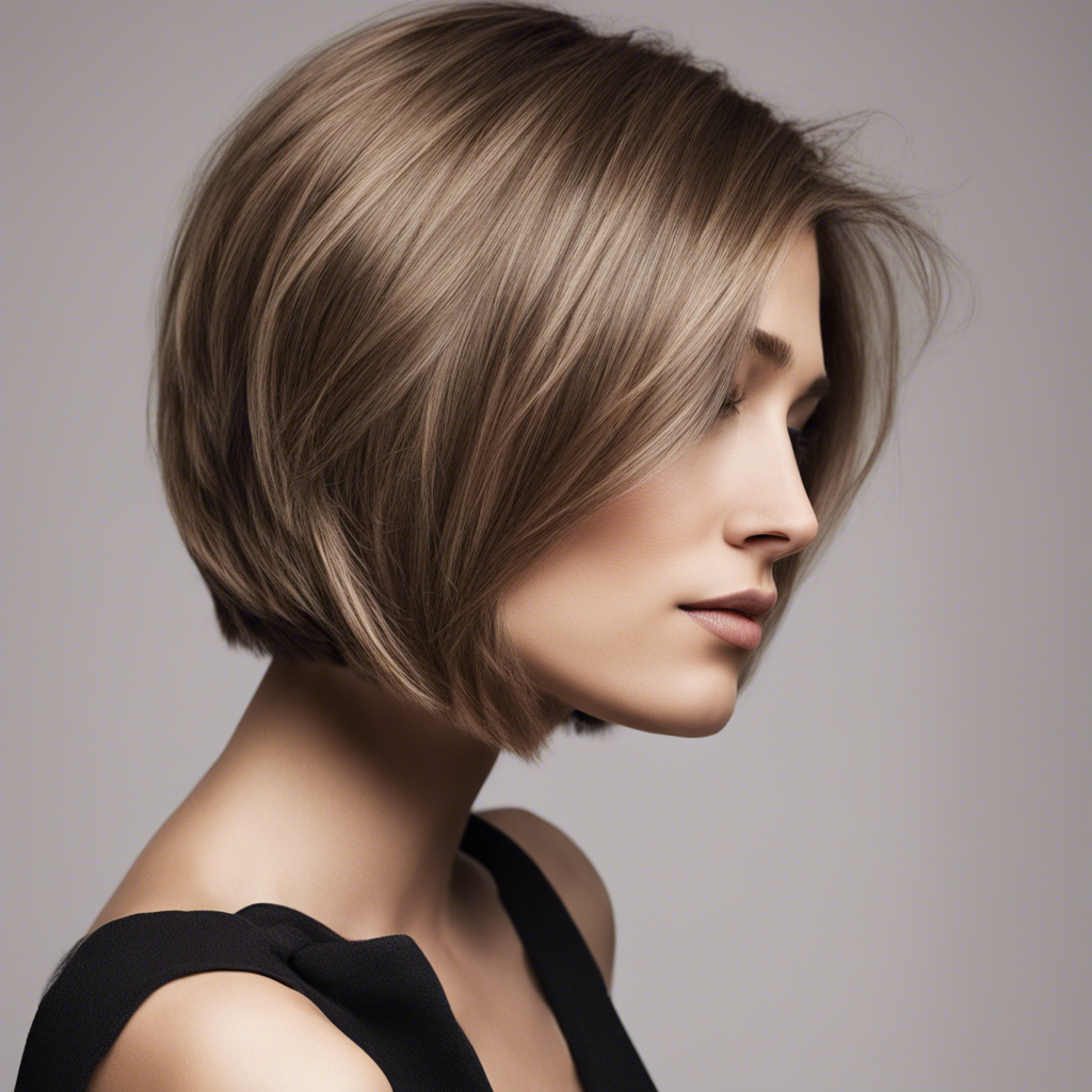 Angled Bob haircut