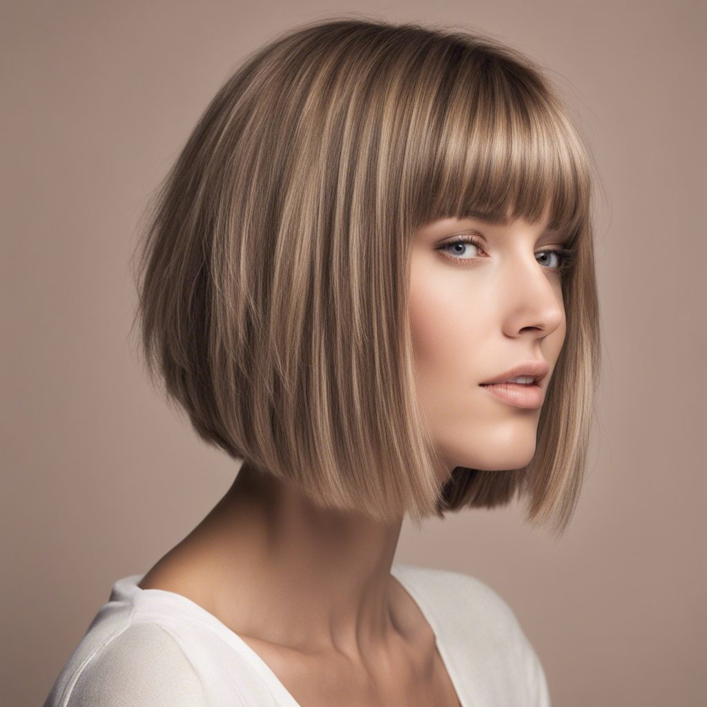 Angled Bob with Bangs hairstyle