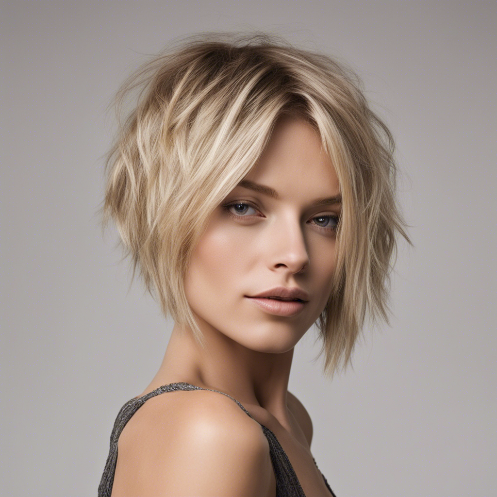 Choppy Angled Bob hairstyle