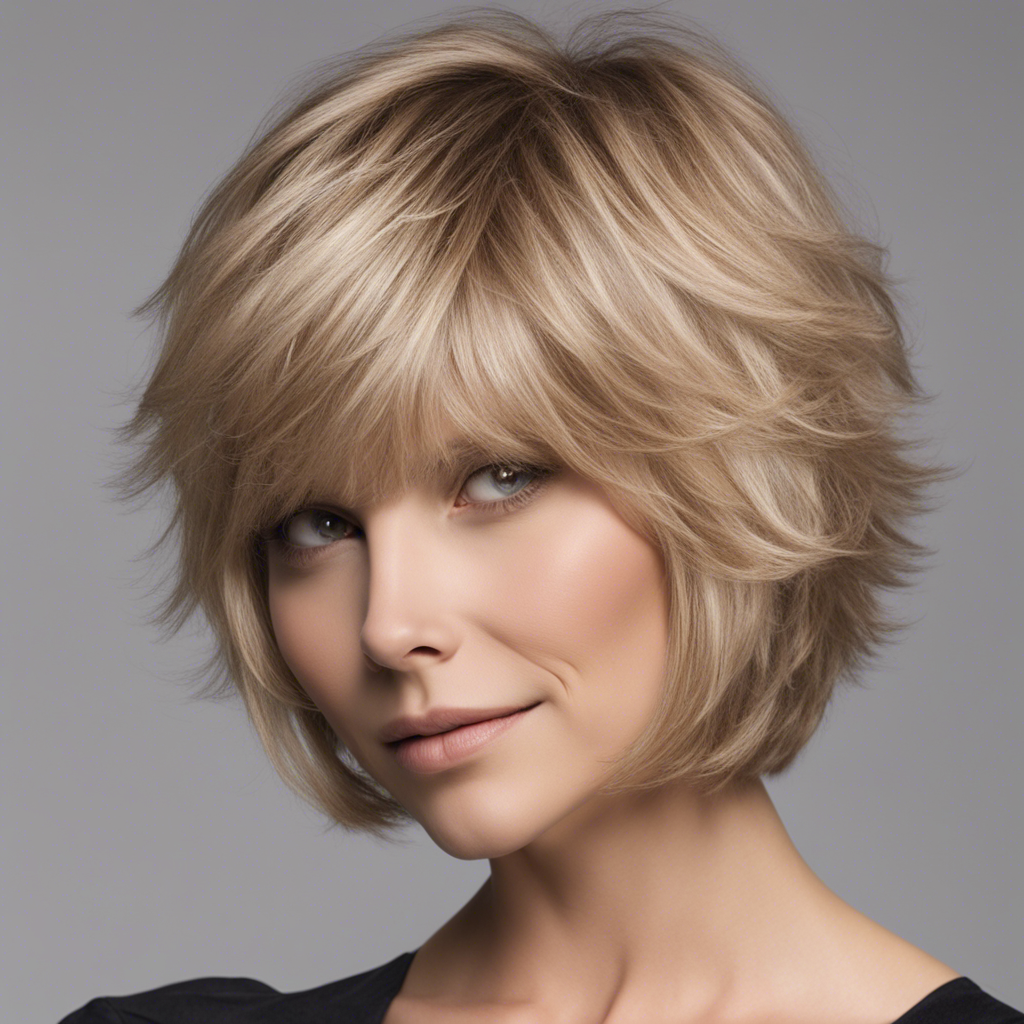 Feathered Bob haircut