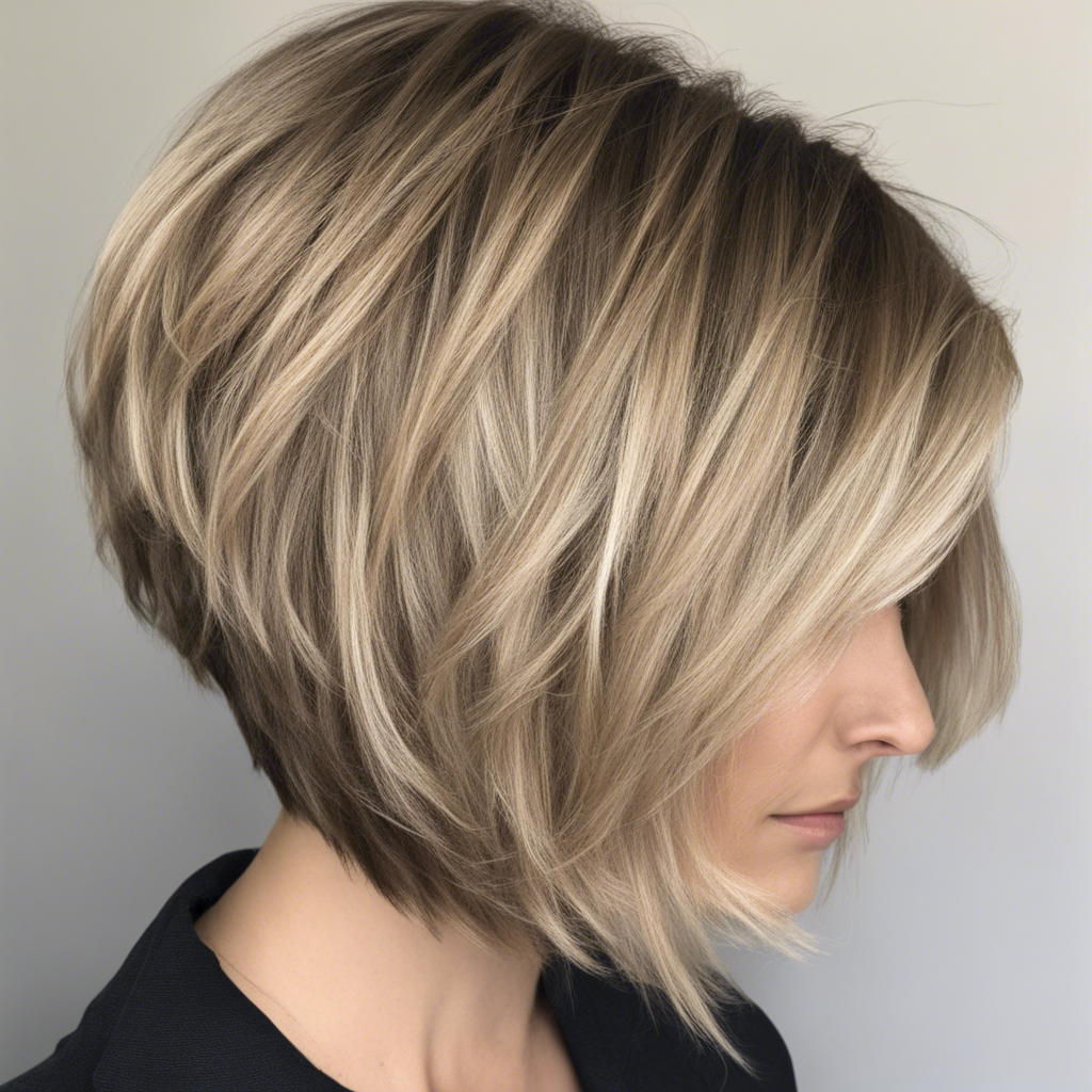 Inverted Bob haircut