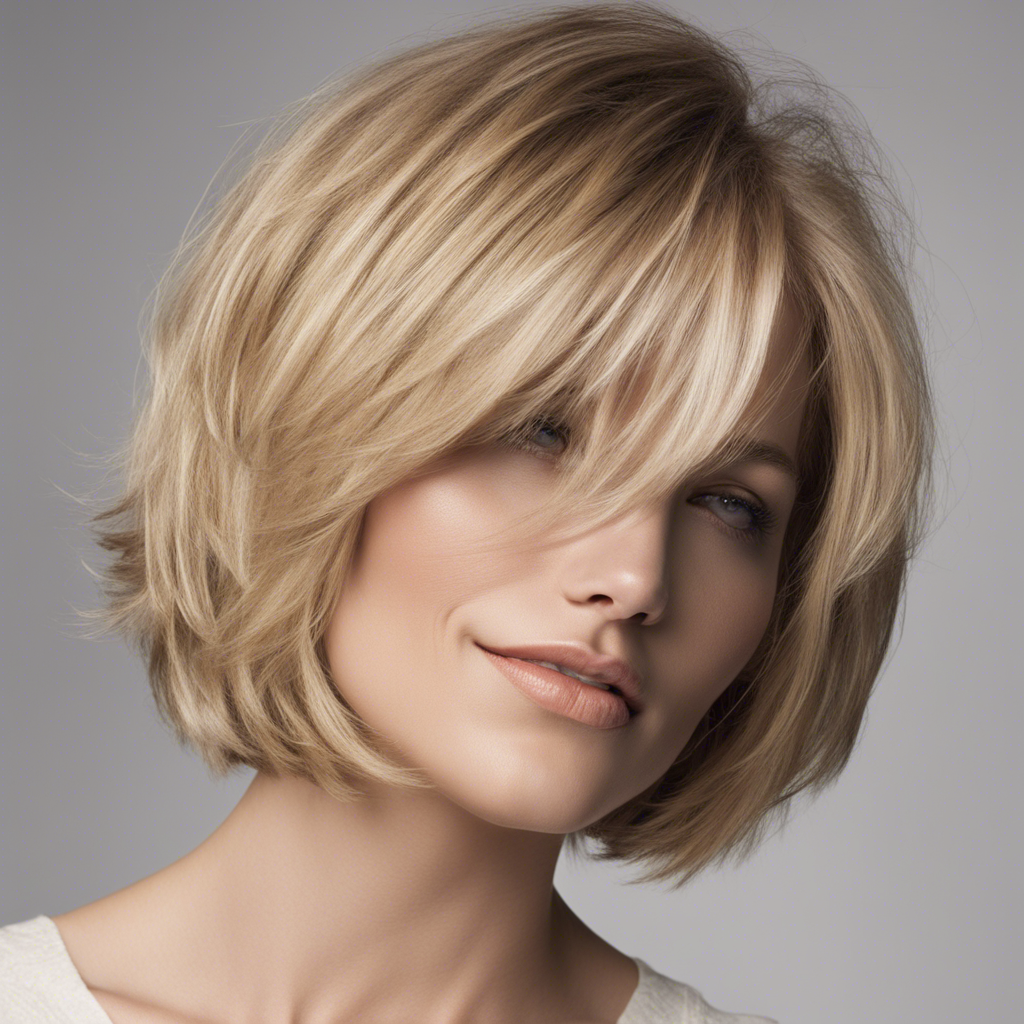 Layered Bob haircut