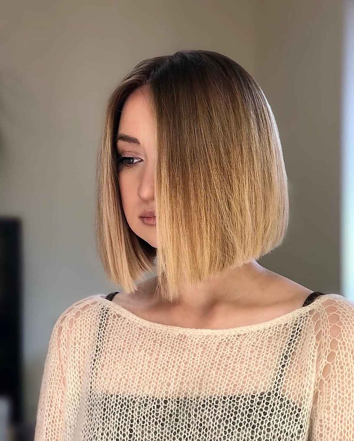 Medium Bob for Thick, Straight Hair