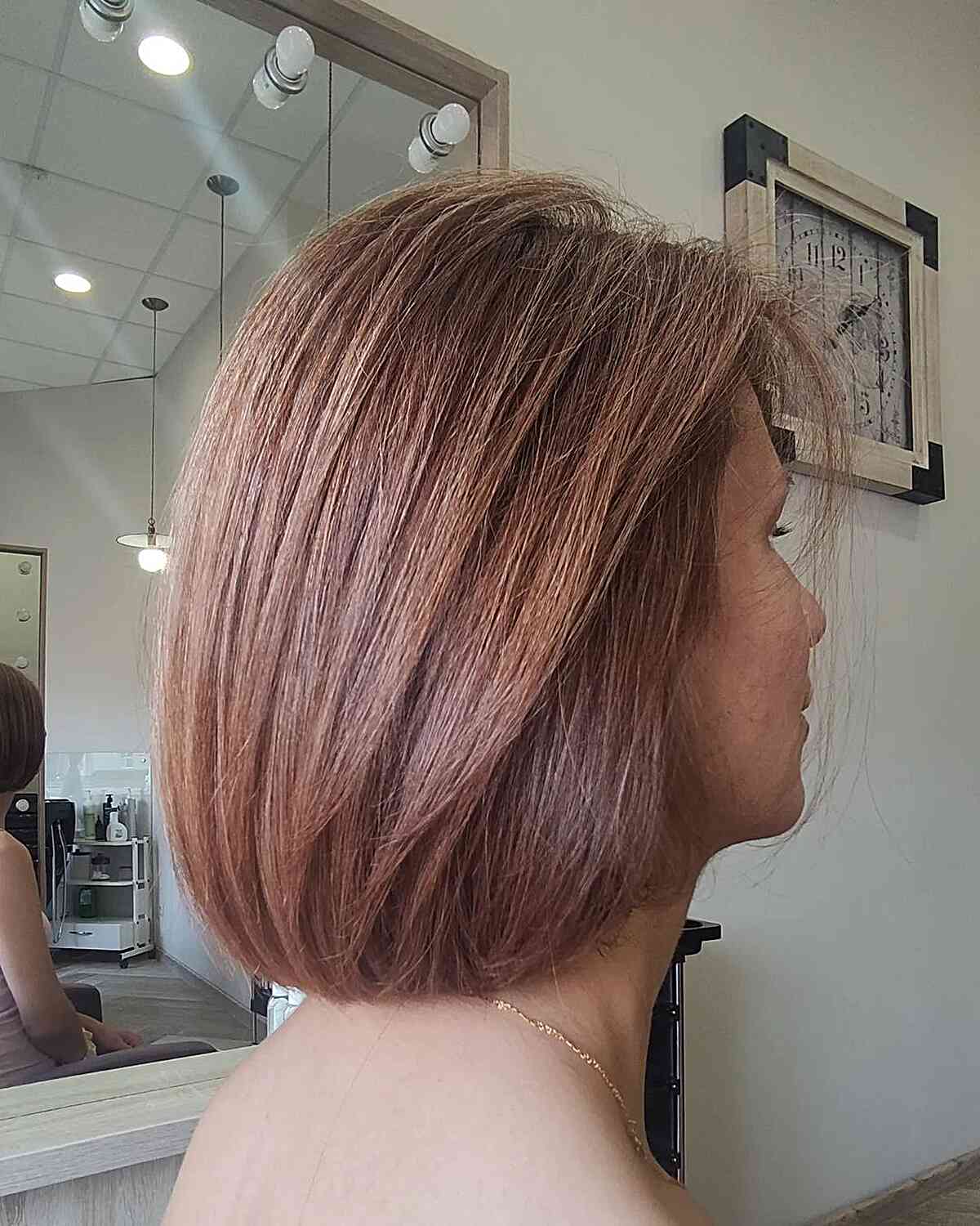 Nape-Length Straight Bob