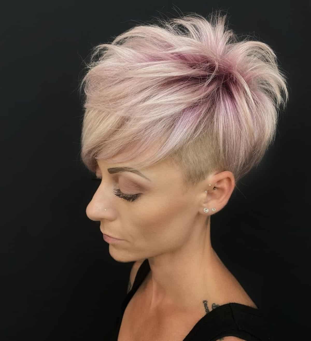 Short Edgy Pixie Haircut