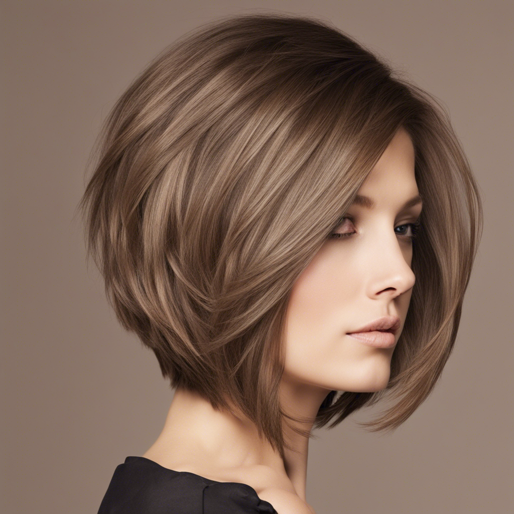 Side-Parted Angled Bob hairstyle