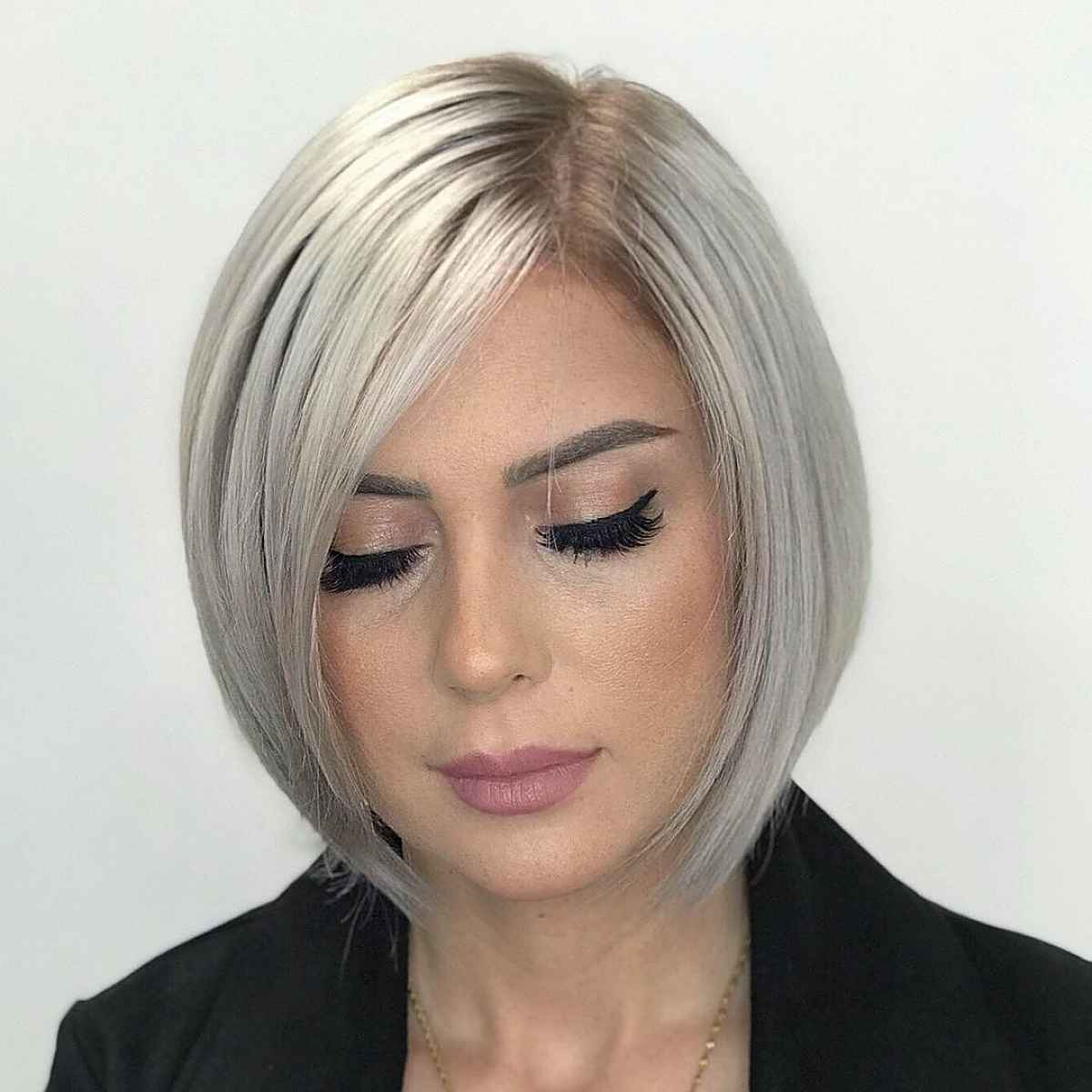 Straight Layered Bob