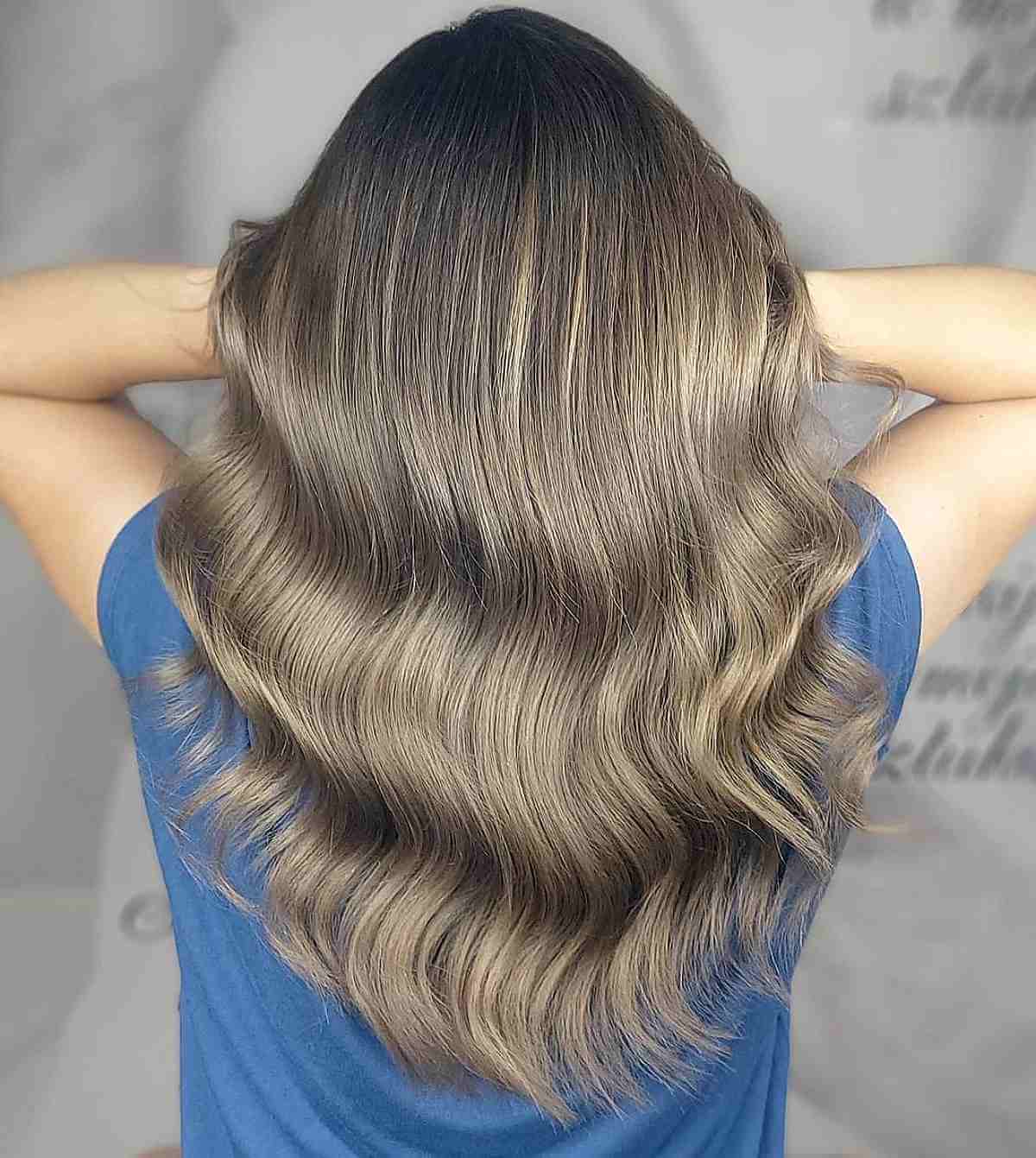 Stunning Light Ash Brown Balayage