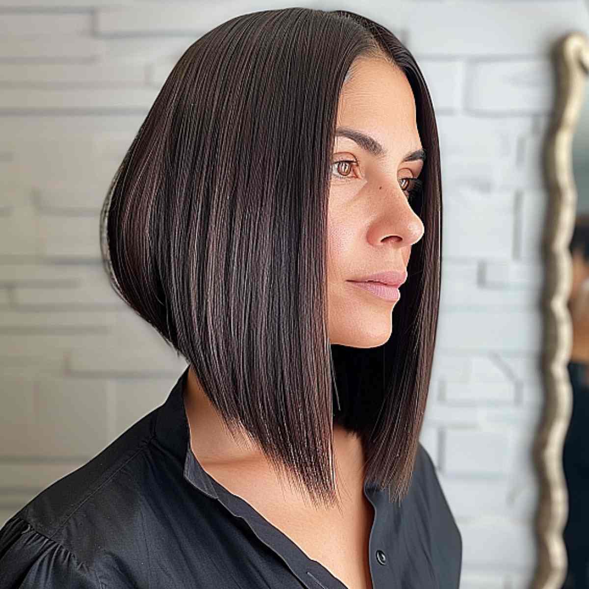 Stylish Inverted Bob for Medium-Length Hair